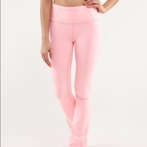 lululemon size 2 flare pink pants